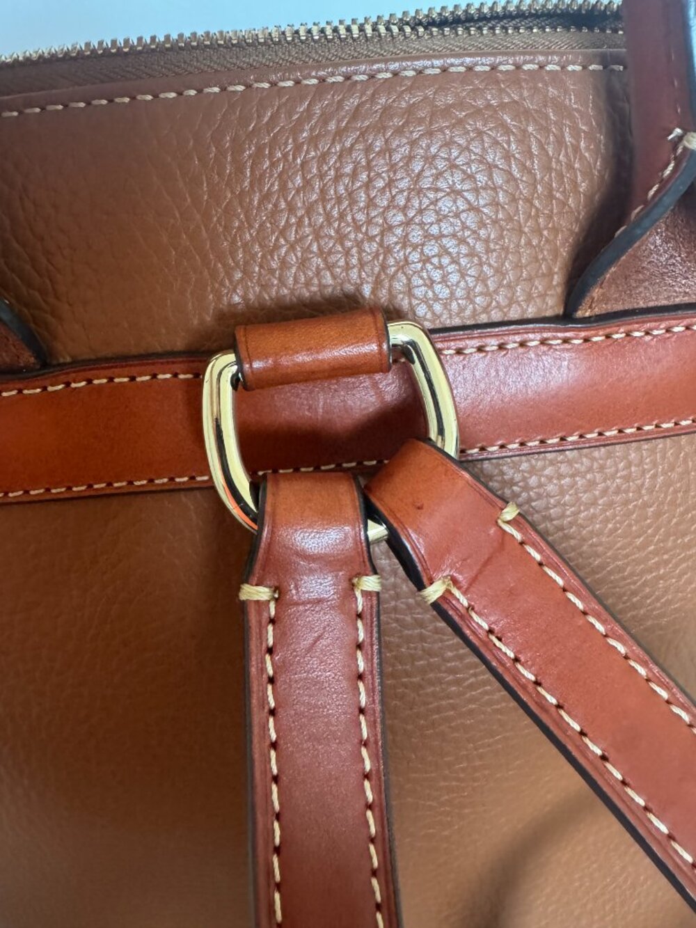Dooney & Bourke Pebble Grain Zip Leather Backpack – Excellent Like-New Condition - Picture 4 of 14